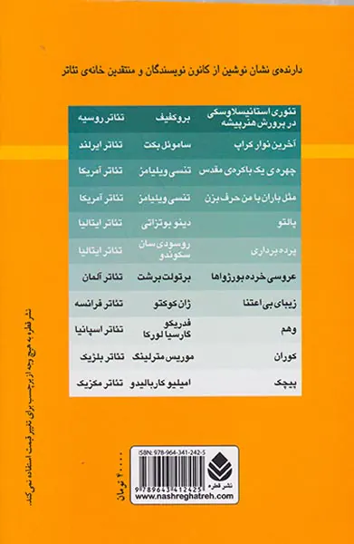 تئوری استانیسلاوسکی در پرورش هنرپیشه(قطره)تاییدی